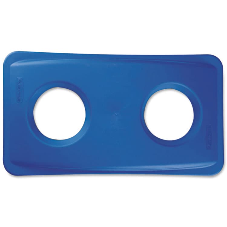 RUBBERMAID COMMERCIAL PROD. Lid for Slim Jim Bottle Recycling Container, 20.38w x 11.38d x 2.75h, Blue (RCP269288BE)