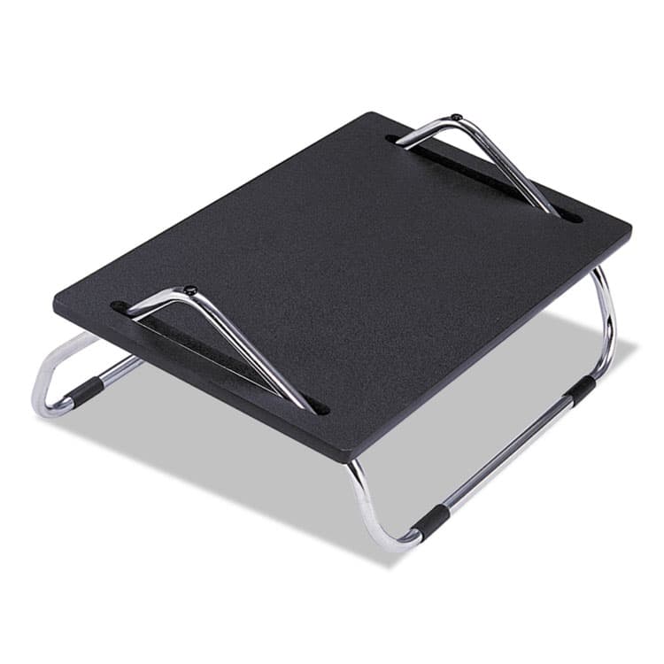 SAFCO PRODUCTS Ergo-Comfort Adjustable Footrest, 18.5w x 11.5d x 8h, Black (SAF2106)