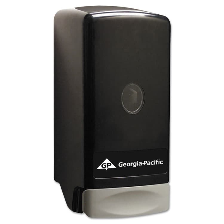 GEORGIA PACIFIC Soap Dispenser for 800 mL Bag-in-Box Refill, 4.5 x 4.75 x 10, Black, 12/Carton (GPC53250)