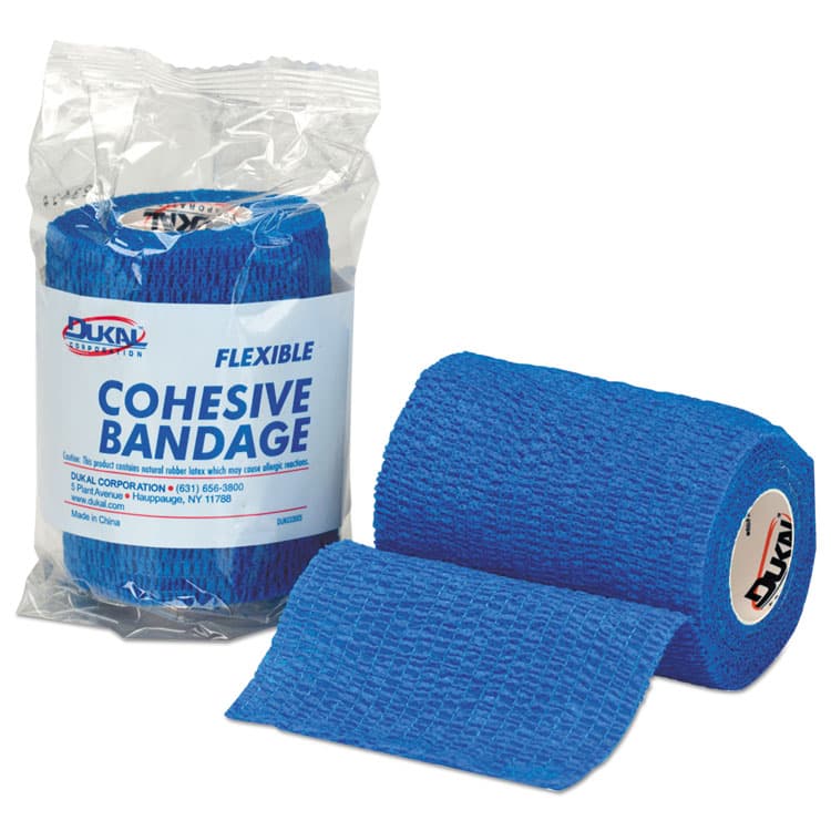 FIRST AID ONLY, . First-Aid Refill Flexible Cohesive Bandage Wrap, 3" x 5 yd, Blue (FAO5933)