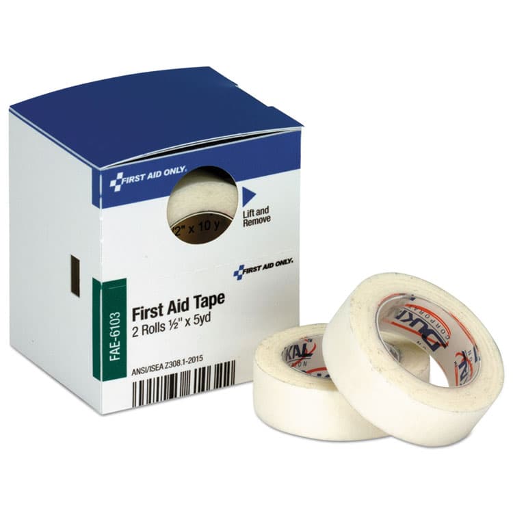 FIRST AID ONLY, . Refill for SmartCompliance General Business Cabinet, First Aid Tape, 1/2" x 5 yd, 2 Roll/Box (FAOFAE6103)
