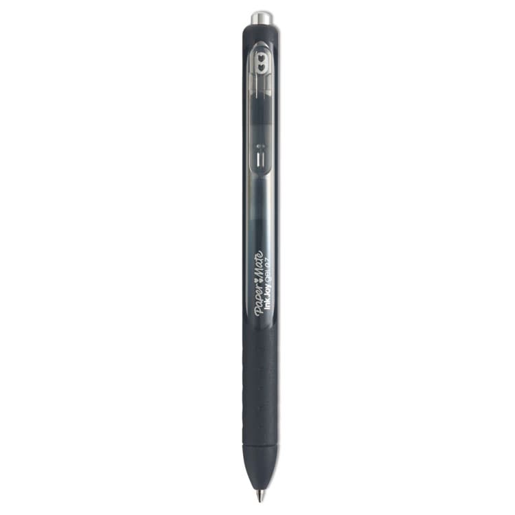 SANFORD InkJoy Gel Pen, Retractable, Medium 0.7 mm, Black Ink, Black/Smoke Barrel, 36/Pack (PAP2003996)