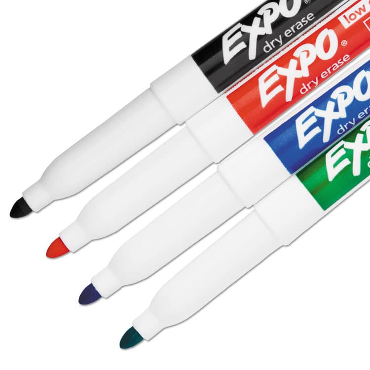 SANFORD Low-Odor Dry Erase Marker Office Value Pack, Fine Bullet Tip, Assorted Colors, 36/Pack (SAN2003893A) thumbnail 3