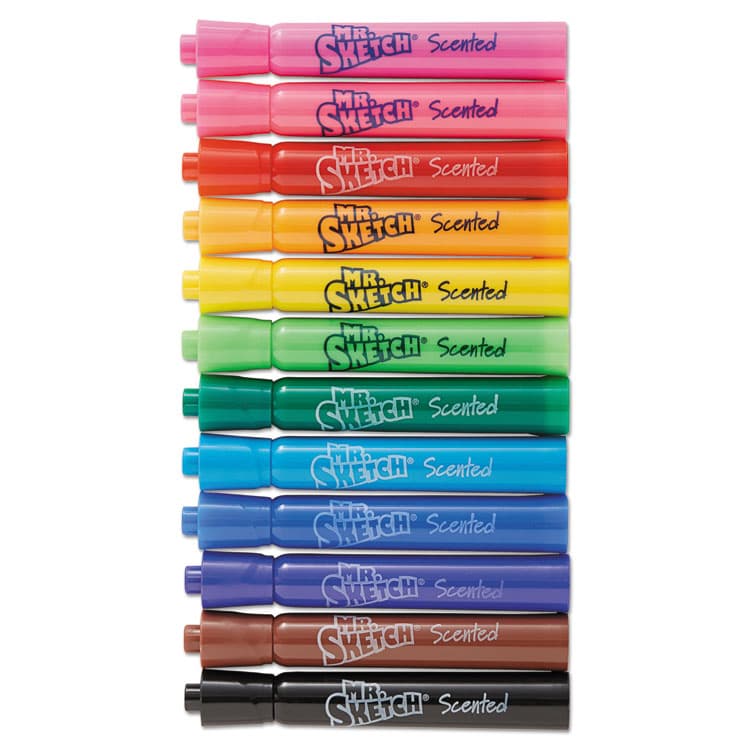 SANFORD Scented Watercolor Marker Classroom Pack, Broad Chisel Tip, Assorted Colors, 36/Pack (SAN2003992) thumbnail 2