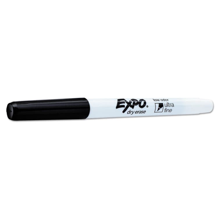 SANFORD Low-Odor Dry Erase Marker Office Value Pack, Extra-Fine Bullet Tip, Black, 36/Pack (SAN2003894A) thumbnail 3