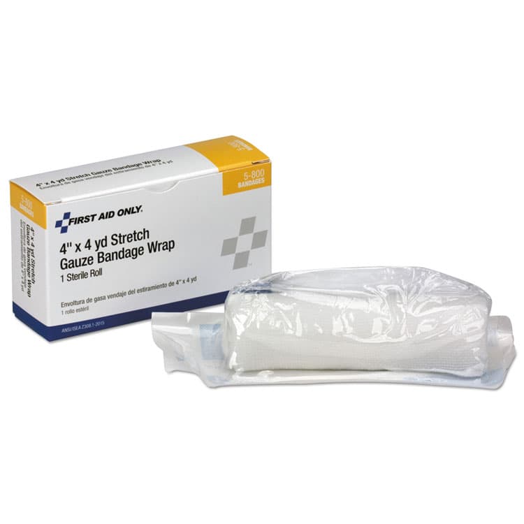 FIRST AID ONLY, . 24 Unit ANSI Class A+ Refill, 4" x 4 yd Sterile Gauze Bandage (FAO5800)