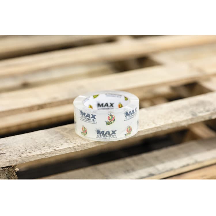 SHURTAPE TECHNOLOGIES MAX Packaging Tape, 3" Core, 1.88" x 54.6 yds, Crystal Clear, 6/Pack (DUC241513) thumbnail 2