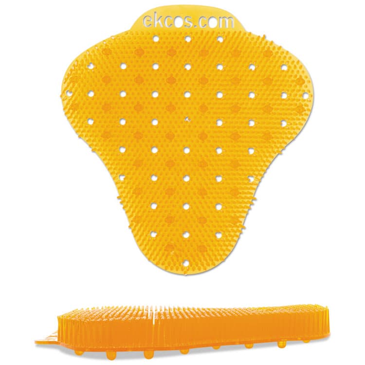 DIVERSEY ekcoscreen Urinal Screens, Tropical Scent, Orange, 12/Carton (DVOEKS4O12)