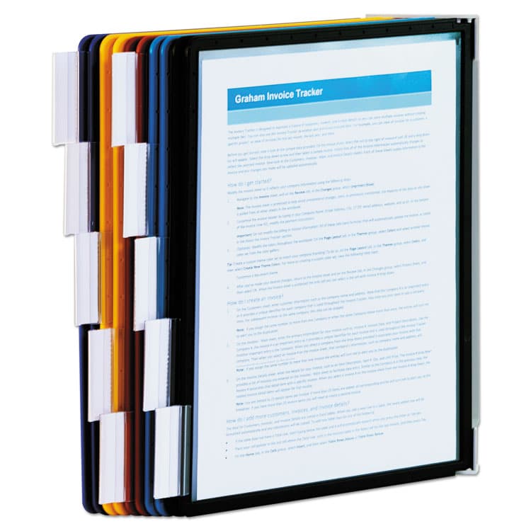 DURABLE OFFICE PRODUCTS CORP. VARIO Wall/Extension Reference System, 10 Panels, Assorted Borders and Panels (DBL535900) thumbnail 4