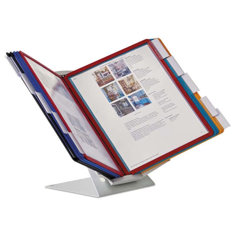 DURABLE OFFICE PRODUCTS CORP. VARIO Pro Desktop Reference System, 10 Panels, Legal, Assorted Borders and Panels (DBL551500) thumbnail 2