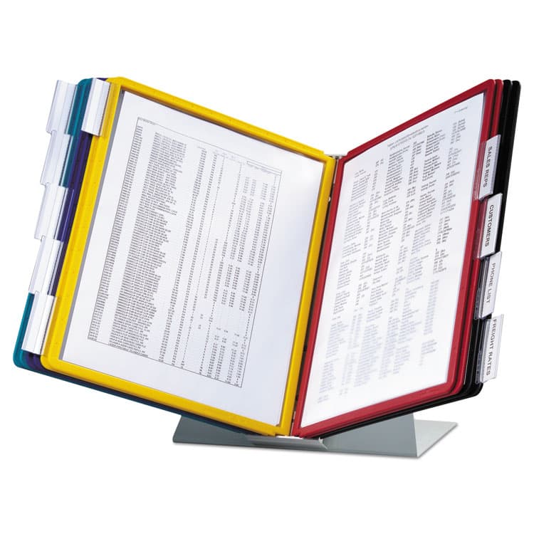 DURABLE OFFICE PRODUCTS CORP. VARIO Reference Desktop System, 10 Panels, Assorted Borders and Panels (DBL536000) thumbnail 2