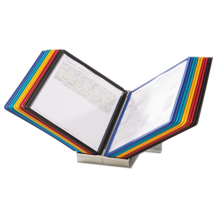 DURABLE OFFICE PRODUCTS CORP. VARIO Reference Desktop System, 20 Panels, Assorted Borders and Panels (DBL536100) thumbnail 2