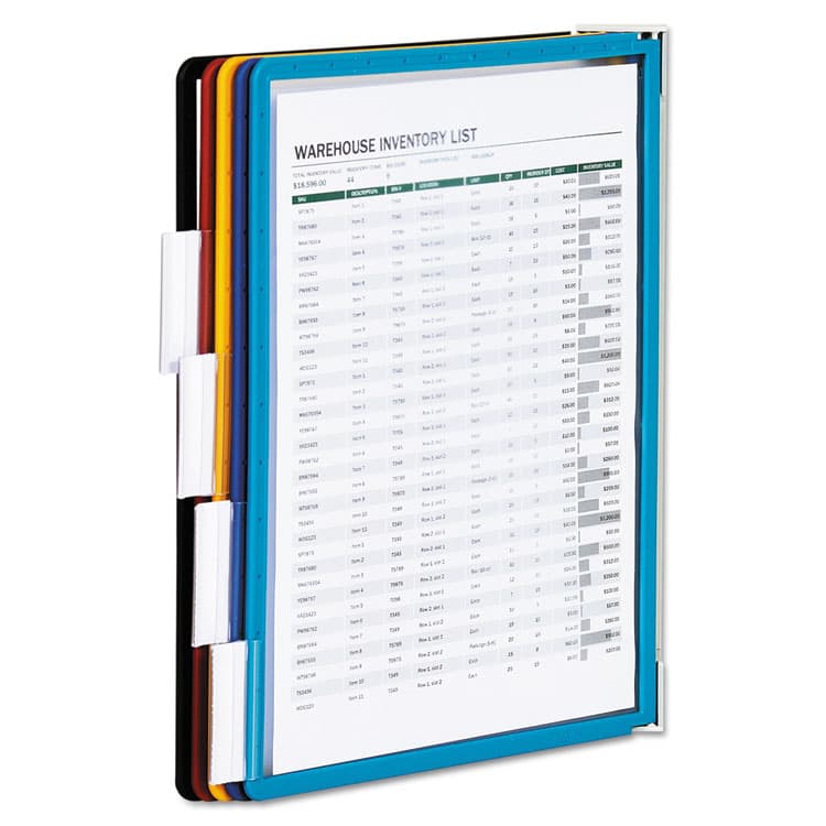 DURABLE OFFICE PRODUCTS CORP. VARIO Wall Reference System, 5 Panels, Letter, Asst. Borders and Panels (DBL555200) thumbnail 4