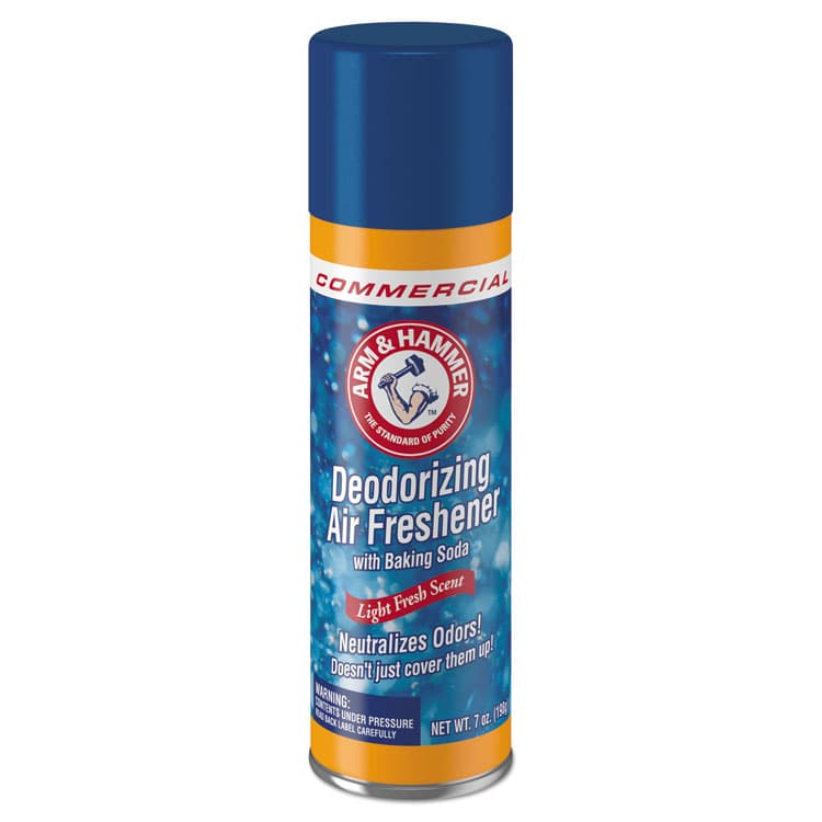 CHURCH & DWIGHT CO., Baking Soda Air Freshener, Light Fresh, 7 oz Aerosol Spray, 12/Carton (CDC3320094170CT)