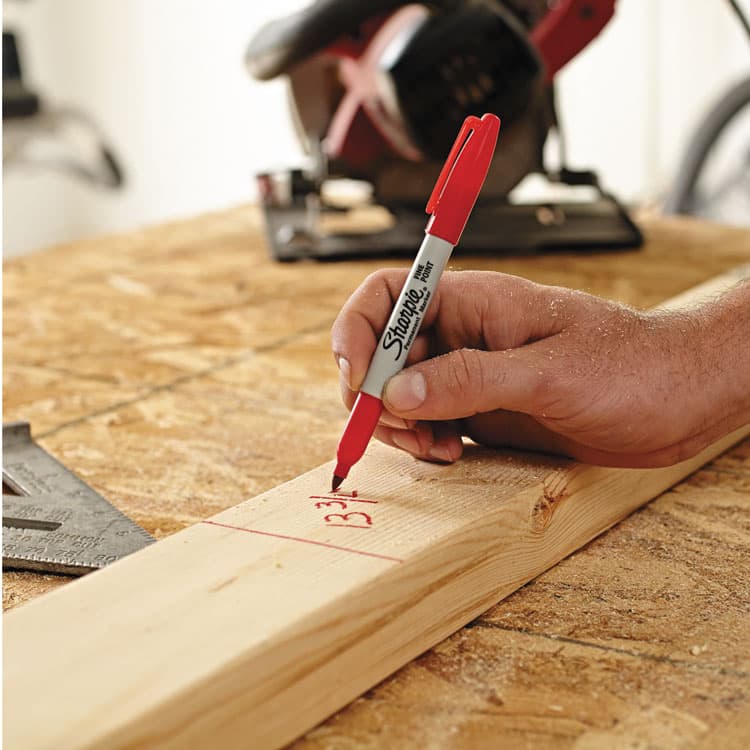 SANFORD Twin-Tip Permanent Marker, Extra-Fine/Fine Bullet Tips, Red, Dozen (SAN32002) thumbnail 4