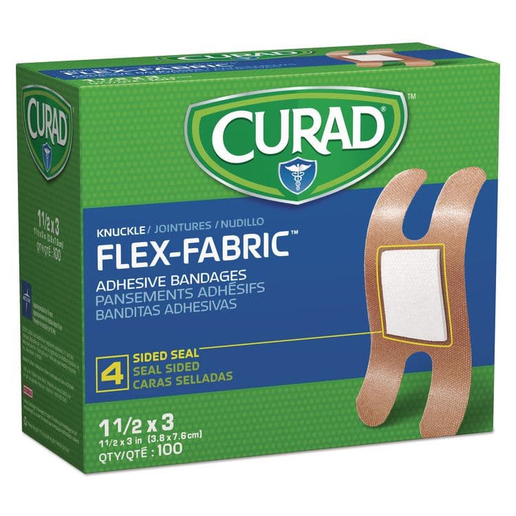 MEDLINE INDUSTRIES, . Flex Fabric Bandages, Knuckle, 1.5 x 3, 100/Box (MIINON25510)