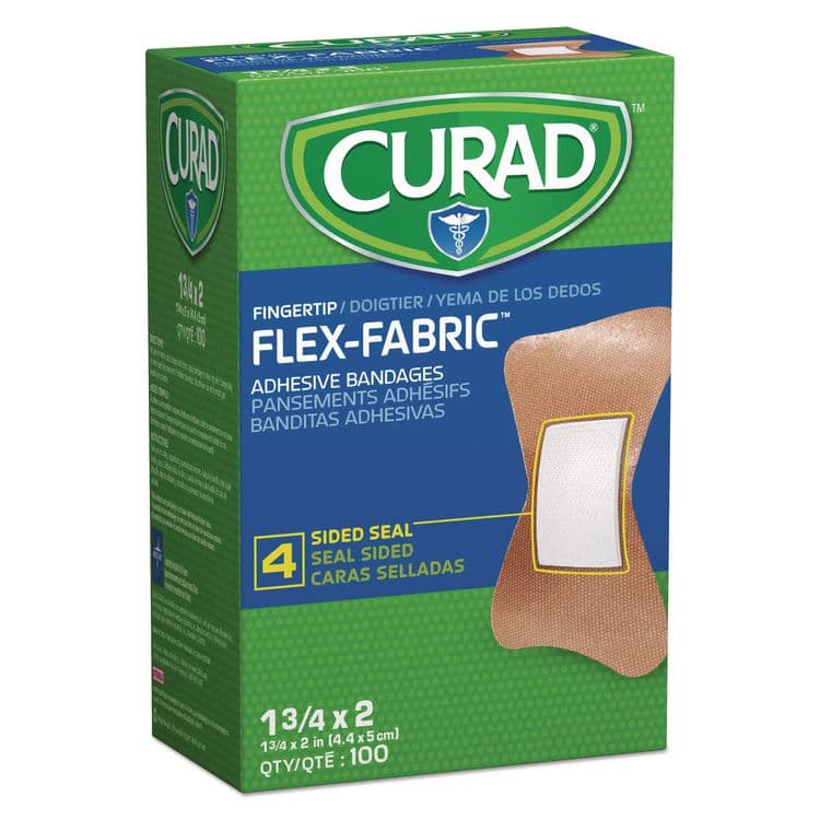 MEDLINE INDUSTRIES, . Flex Fabric Bandages, Fingertip, 1.75 x 2, 100/Box (MIINON25513)