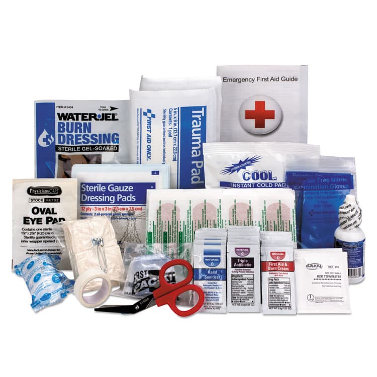 FIRST AID ONLY, . ANSI 2015 Compliant First Aid Kit Refill, Class A, For 25 People, 89 Pieces (FAO90583)