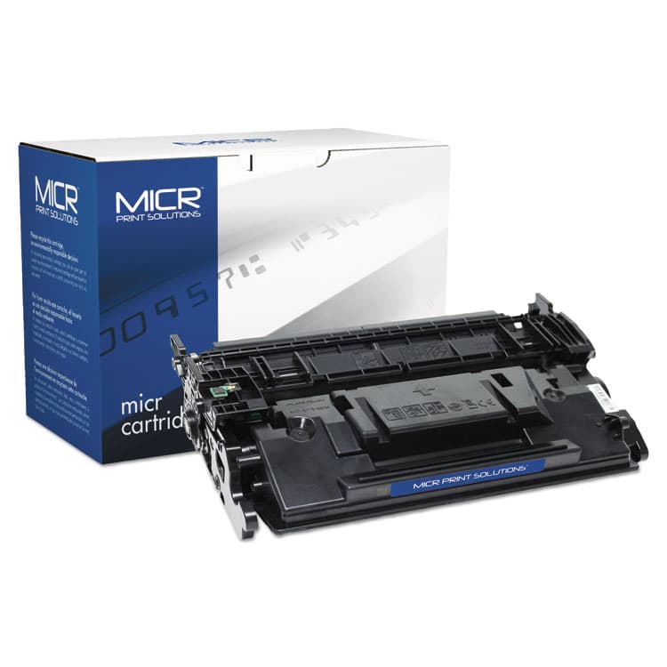 MICR Print Solutions Compatible CF287A(M) (87AM) MICR Toner, 9,000 Page-Yield, Black (MCR87AM)