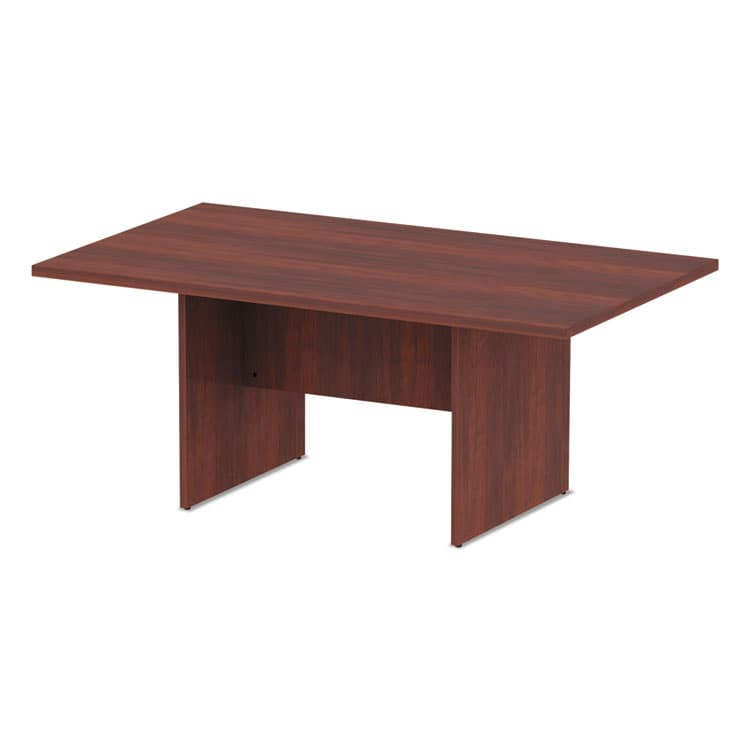 ALERA Alera Valencia Series Conference Table, Rectangular, 70.88w x 41.38d x 29.5h, Medium Cherry (ALEVA717242MC) thumbnail 2