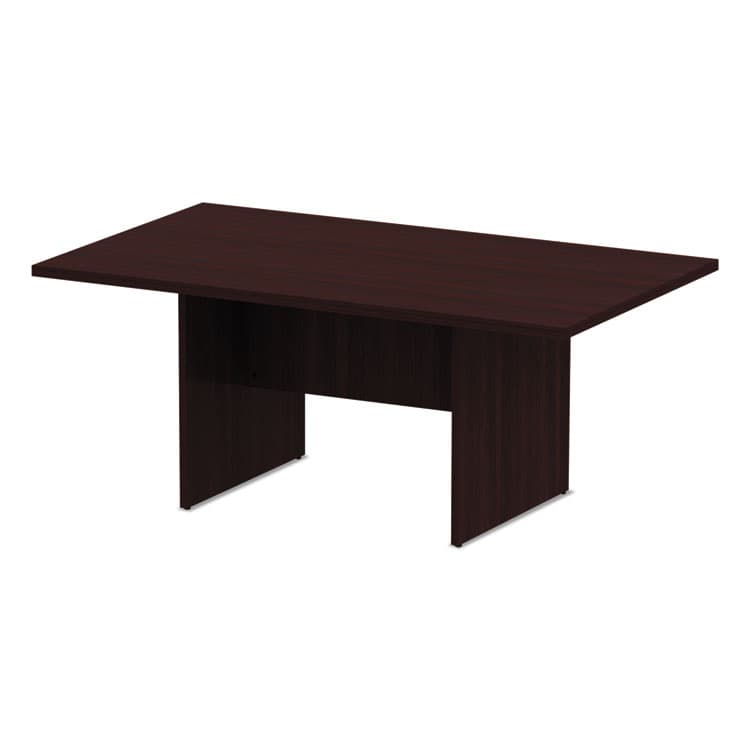 ALERA Alera Valencia Series Conference Table, Rectangular, 70.88w x 41.38d x 29.5h, Mahogany (ALEVA717242MY) thumbnail 2