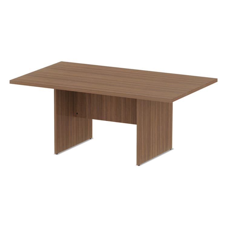 ALERA Alera Valencia Series Conference Table, Rectangular, 70.88w x 41.38d x 29.5h, Modern Walnut (ALEVA717242WA) thumbnail 3