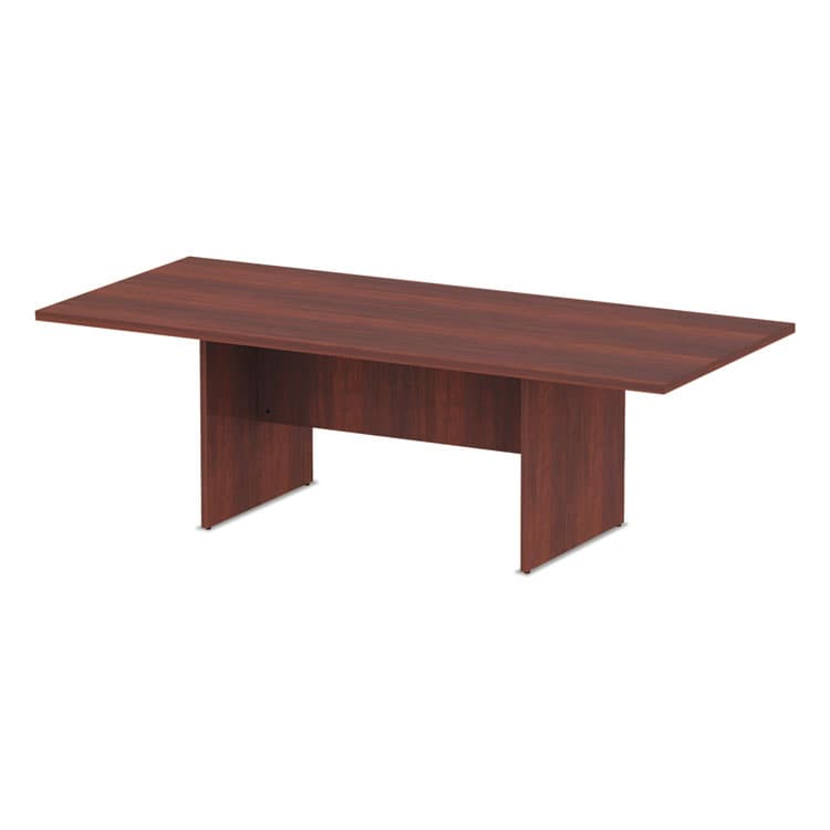 ALERA Alera Valencia Series Conference Table, Rectangular, 94.5w x 41.38d x 29.5h, Medium Cherry (ALEVA719642MC) thumbnail 2