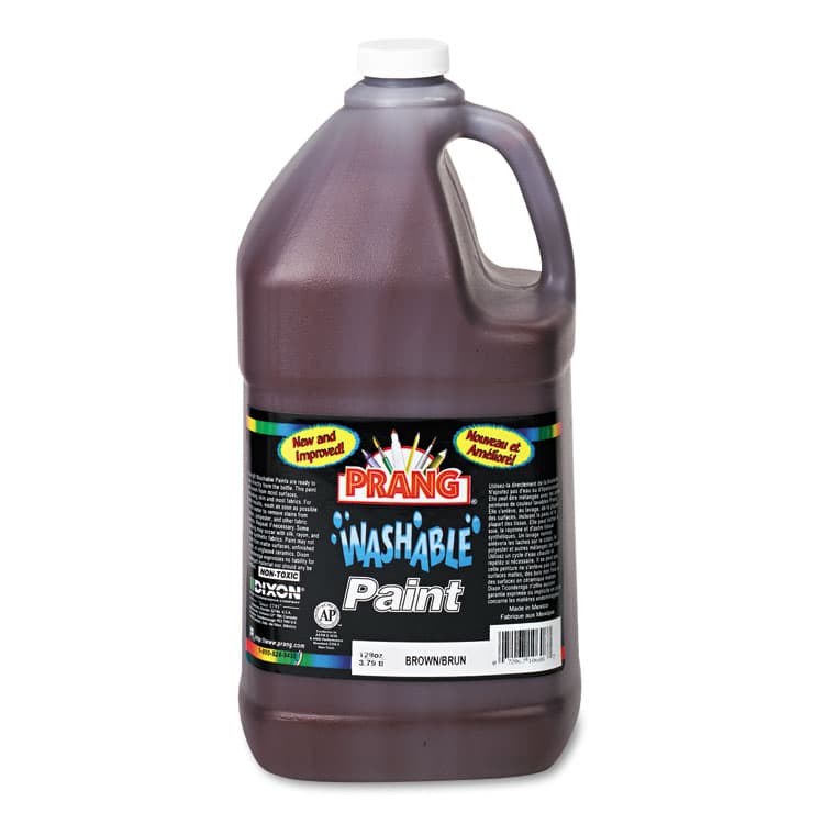 DIXON TICONDEROGA CO. Washable Paint, Brown, 1 gal Bottle (DIX10608)