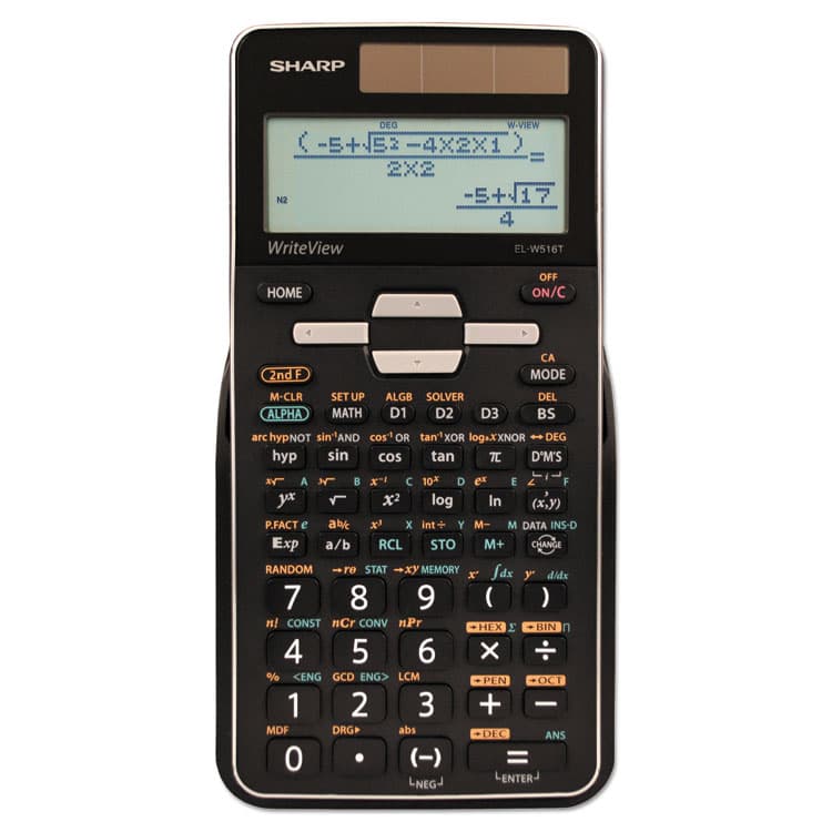 SHARP ELECTRONICS EL-W516TBSL Scientific Calculator, 16-Digit LCD (SHRELW516TBSL)