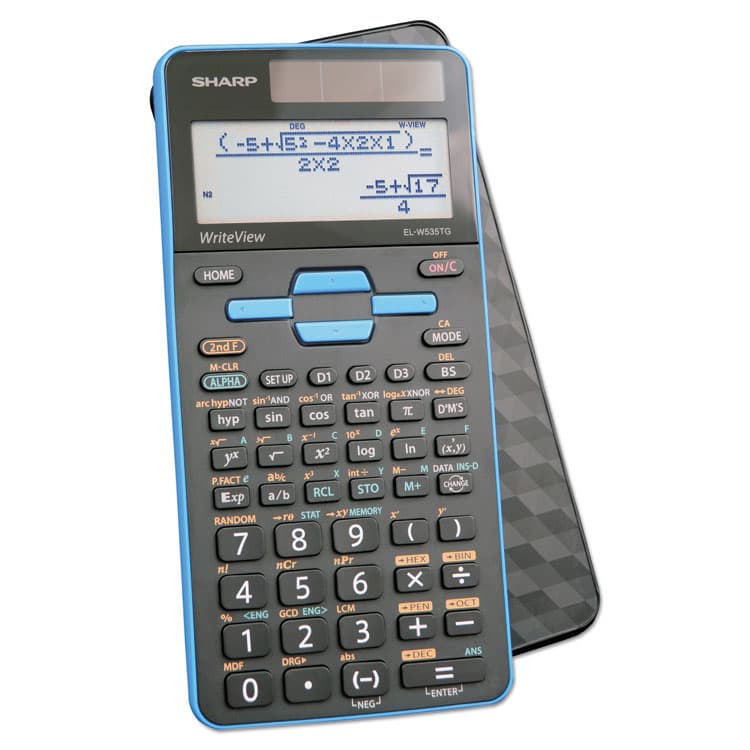 SHARP ELECTRONICS EL-W535TGBBL Scientific Calculator, 16-Digit LCD (SHRELW535TGBBL) thumbnail 2