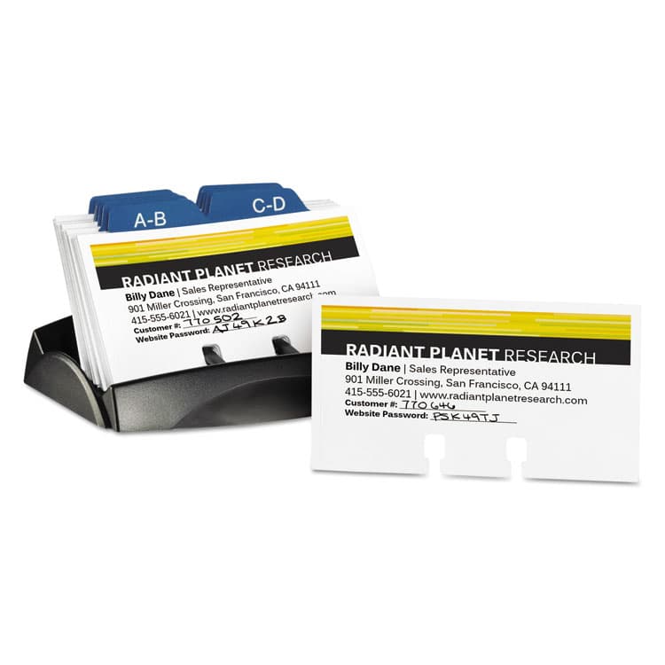 AVERY PRODUCTS CORPORATION Large Rotary Cards, Laser/Inkjet, 3 x 5, White, 3 Cards/Sheet, 150 Cards/Box (AVE5386) thumbnail 3