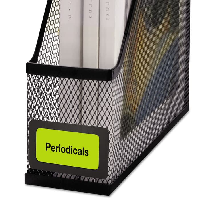 AVERY PRODUCTS CORPORATION High-Vis Removable Laser/Inkjet ID Labels w/ Sure Feed, 1 x 2.63, Neon, 360/PK (AVE6479) thumbnail 4