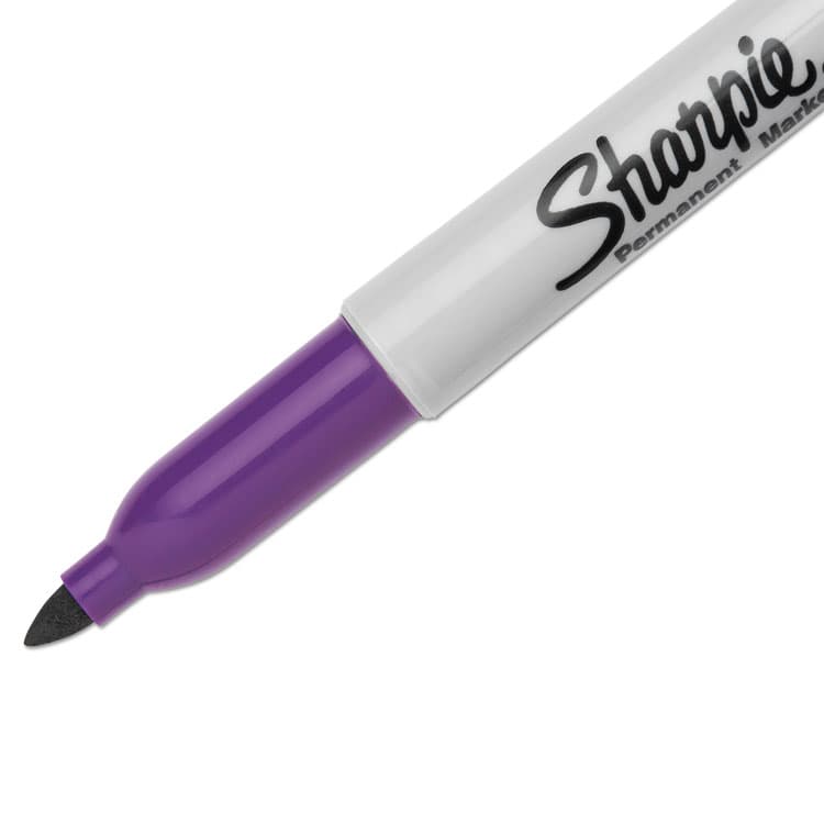 SANFORD Fine Tip Permanent Marker, Fine Bullet Tip, Purple, Dozen (SAN30008) thumbnail 4
