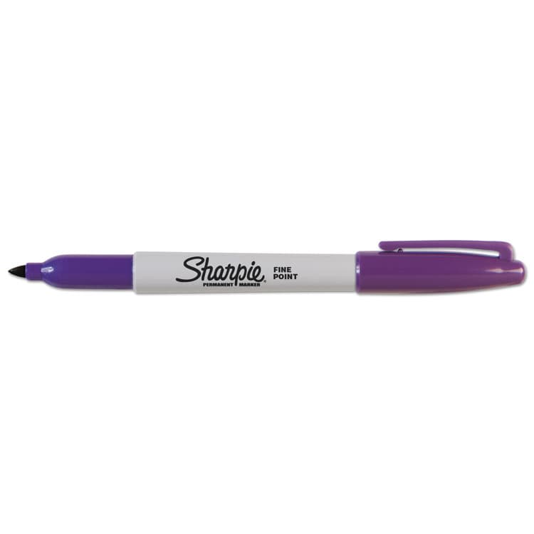SANFORD Fine Tip Permanent Marker, Fine Bullet Tip, Purple, Dozen (SAN30008) thumbnail 3
