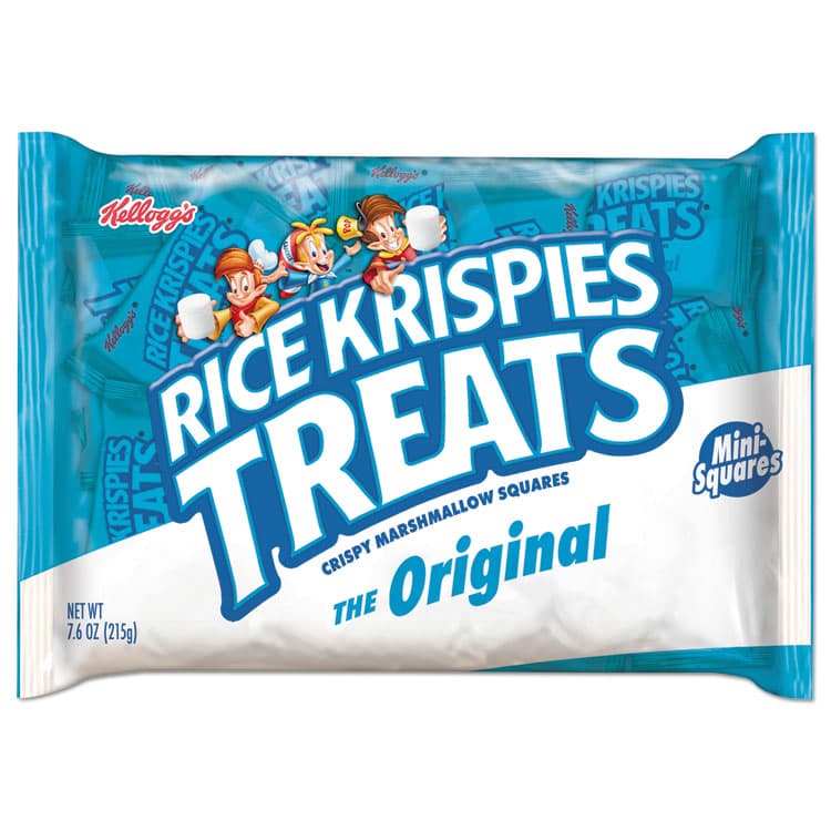 KELLOGG'S Rice Krispies Treats, Original Marshmallow, 0.78 oz Pack, 60/Carton (KEB17120)