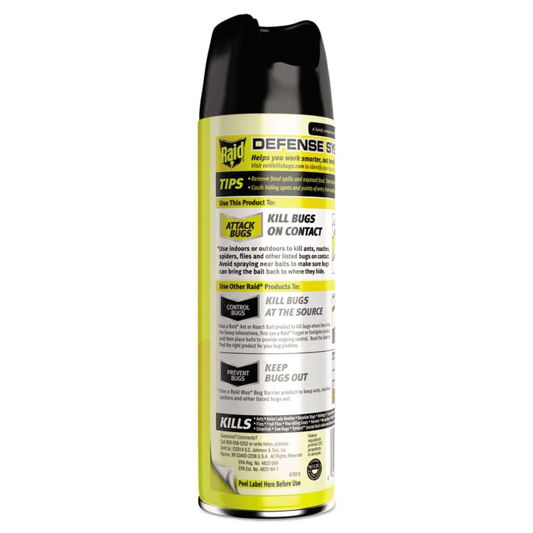 SC JOHNSON Multi Insect Killer, 15 oz Aerosol Spray, 12/Carton (SJN300819) thumbnail 4