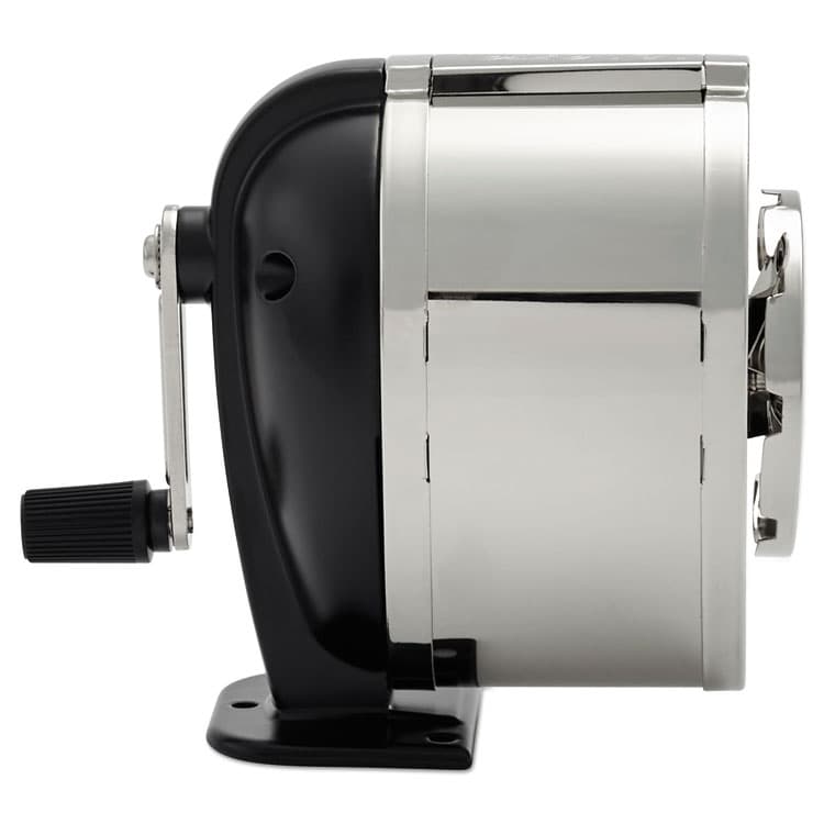 ELMER'S PRODUCTS, . KS Manual Classroom Pencil Sharpener, Table/Wall-Mount Design, Manually-Powered, 2.75 x 4.75 x 4.25, Black/Nickel (EPI1031LMR) thumbnail 4