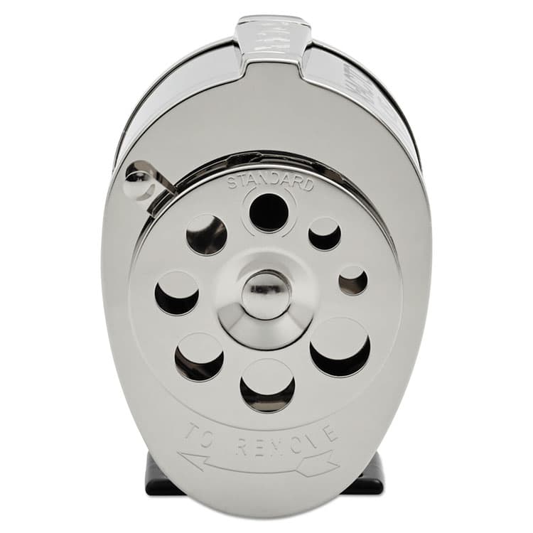 ELMER'S PRODUCTS, . KS Manual Classroom Pencil Sharpener, Table/Wall-Mount Design, Manually-Powered, 2.75 x 4.75 x 4.25, Black/Nickel (EPI1031LMR) thumbnail 2