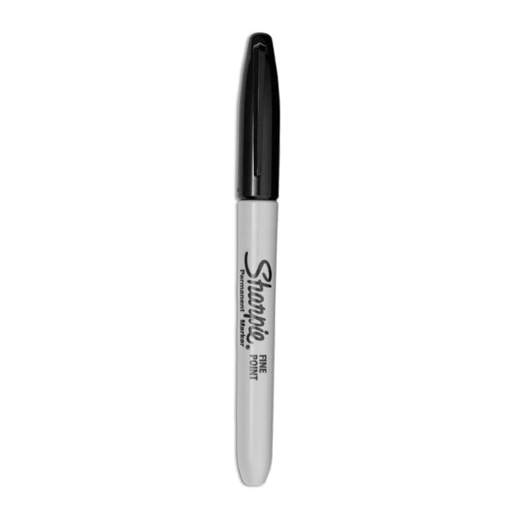 SANFORD Fine Tip Permanent Marker, Fine Bullet Tip, Black (SAN30001EA)