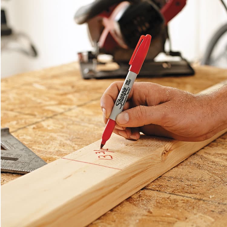 SANFORD Super Permanent Marker, Fine Bullet Tip, Red, Dozen (SAN33002) thumbnail 4