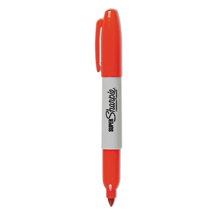 SANFORD Super Permanent Marker, Fine Bullet Tip, Red, Dozen (SAN33002)