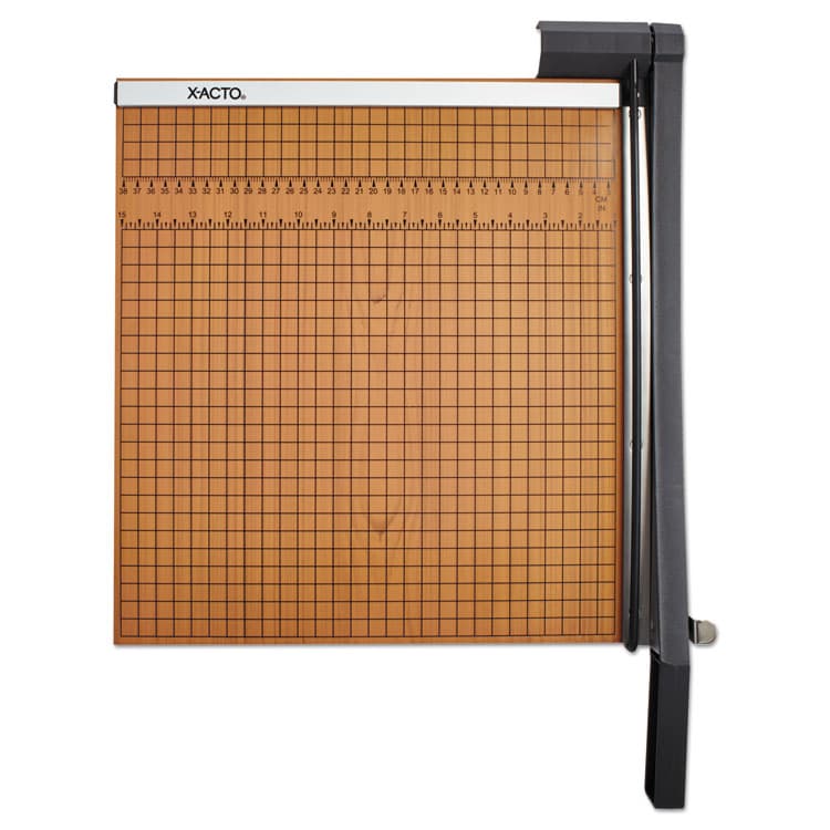 ELMER'S PRODUCTS, . Square Commercial Grade Wood Base Guillotine Trimmer, 15 Sheets, 15" Cut Length, 15 x 15 (EPI26615) thumbnail 3