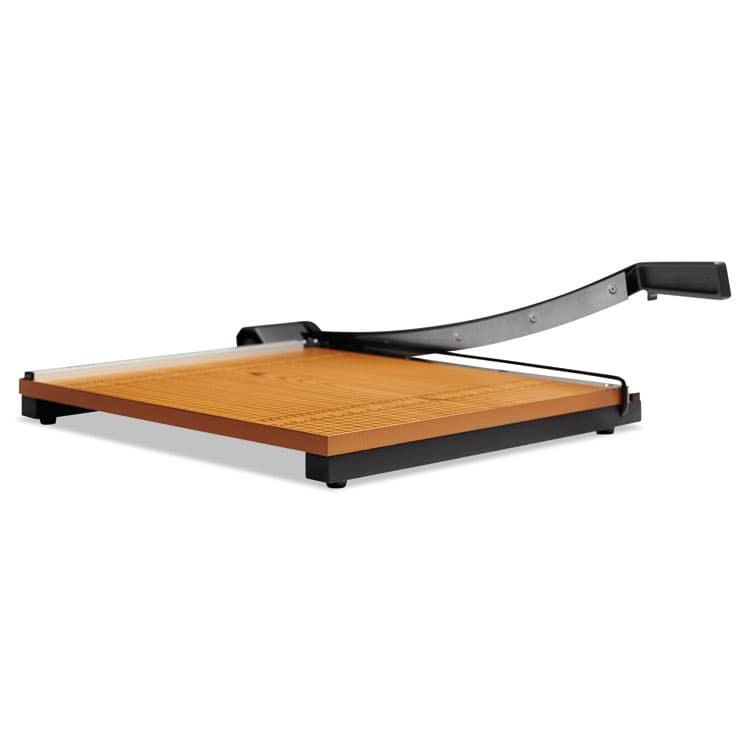 ELMER'S PRODUCTS, . Square Commercial Grade Wood Base Guillotine Trimmer, 15 Sheets, 18" Cut Length, 18 x 18 (EPI26618LMR)