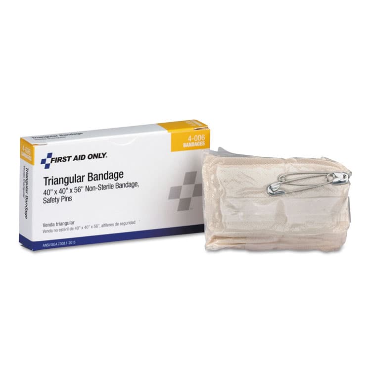 FIRST AID ONLY, . 24 Unit ANSI Class A+ Refill, 40" x 40" x 56" Muslin Triangular Bandage (FAO4006)
