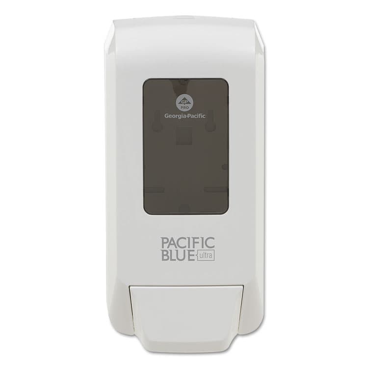 GEORGIA PACIFIC Pacific Blue Ultra Soap/Sanitizer Dispenser, 1,200 mL, White (GPC53058)