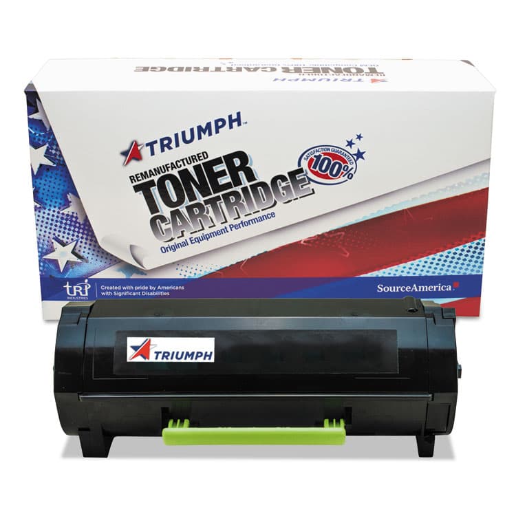 TRI INDUSTRIES NFP Remanufactured 50F0UA0 High-Yield Toner, 25,000 Page-Yield, Black (SKLMSMX710)