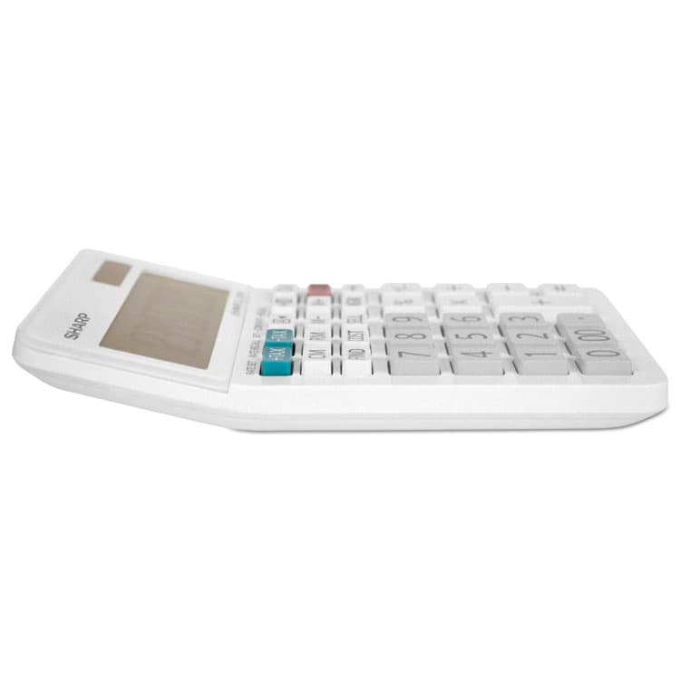 SHARP ELECTRONICS EL-330WB Desktop Calculator, 10-Digit LCD (SHREL330WB) thumbnail 3