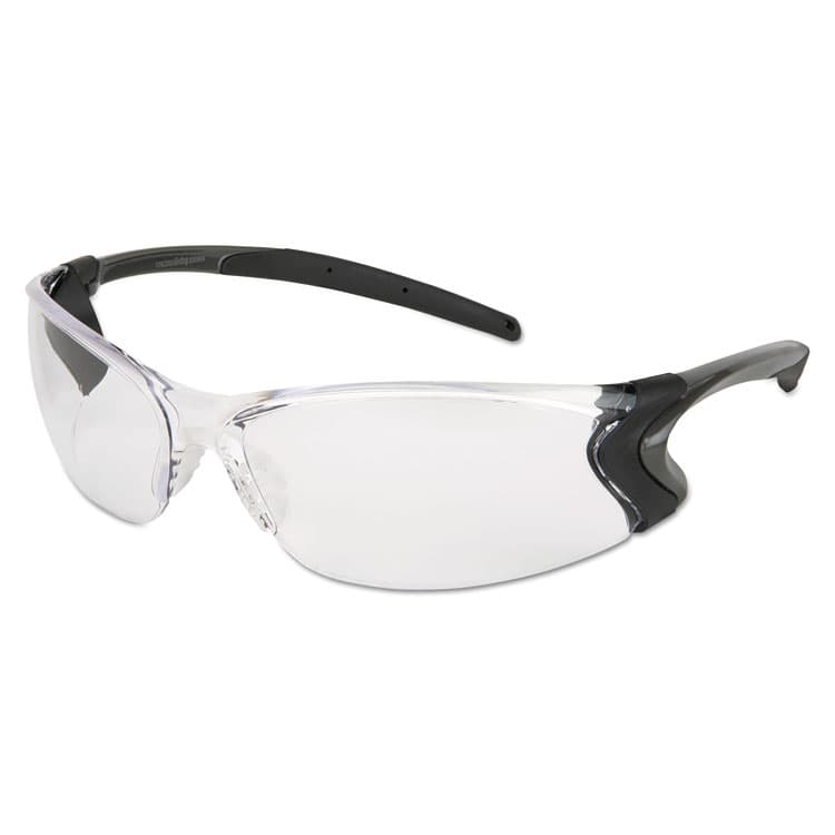 MCR SAFETY Backdraft Glasses, Frameless, Clear Single Anti-Fog Lens (CRWBD110PF)