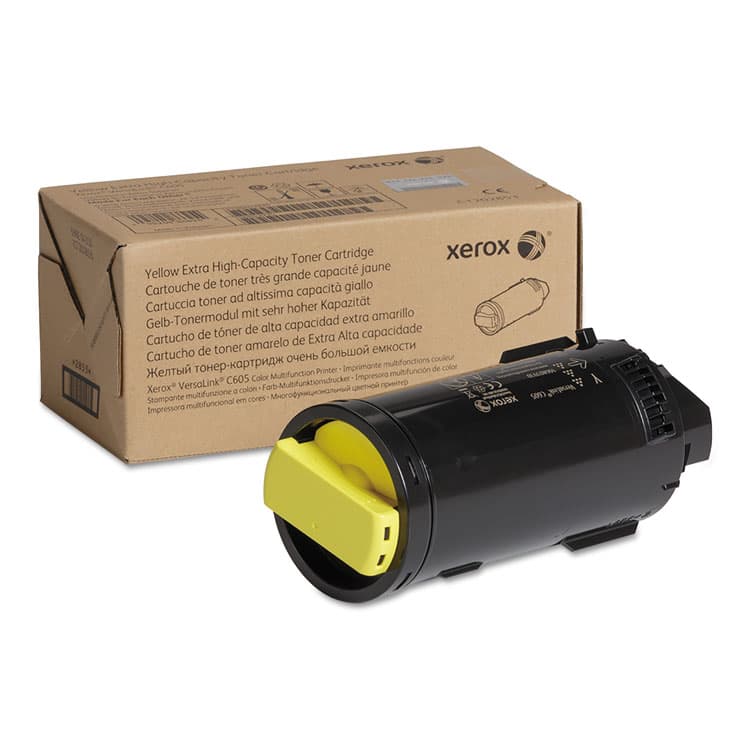 XEROX CORP. 106R03930 Extra High-Yield Toner, 16,800 Page-Yield, Yellow (XER106R03930)