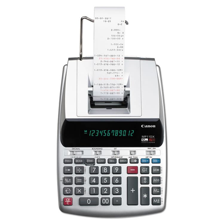 CANON USA, . MP11DX-2 Printing Calculator, Black/Red Print, 3.7 Lines/Sec (CNM2198C001)